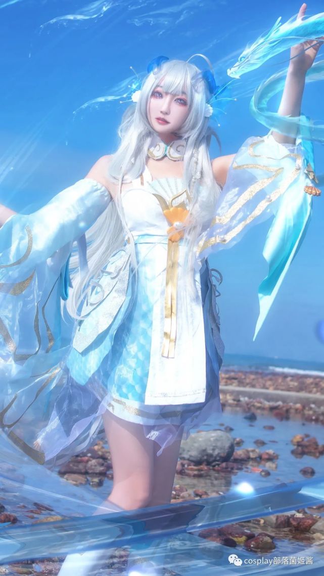 cos:王者荣耀西施游龙清影cos正片@雪村初美