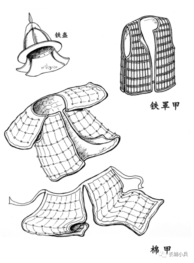 幢小品》中记载了纯棉盔甲的制作方法,"棉甲以棉花七斤,用布缝如夹袄