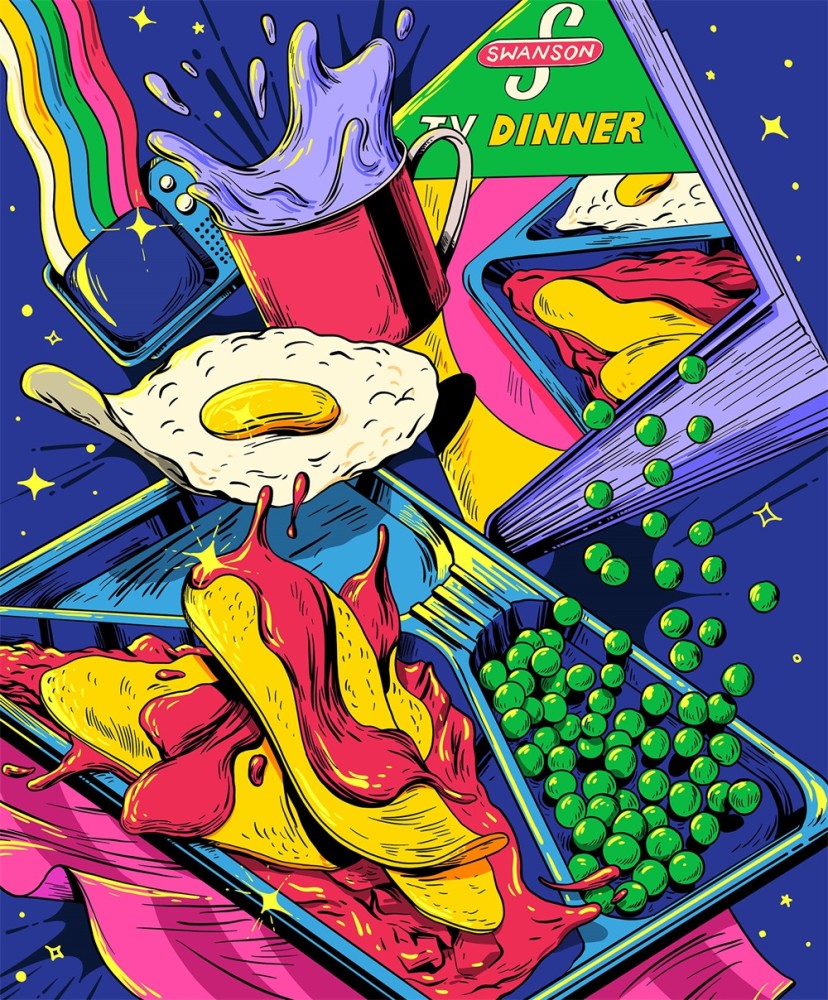 9张色彩丰富的景物插画系列