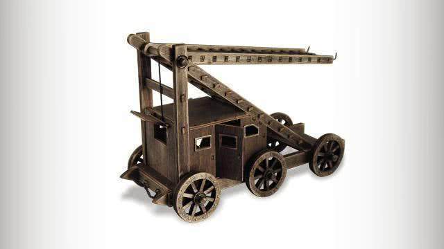 古代攻城时攻城方不怕云梯被推倒吗鲁班当我的发明是玩的吗