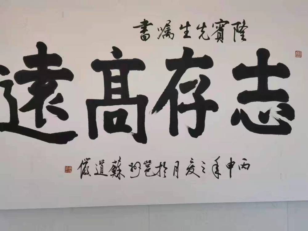 八桂书风迎新春苏道俨书法作品展在广西书法院创展中心举行