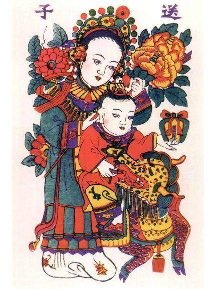 人们的喜爱,并产生了四大年画产地,而山东境内的潍坊杨家埠木版年画