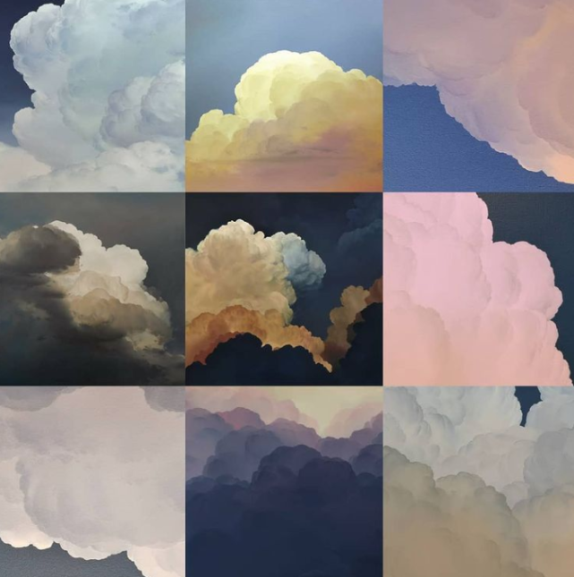 云彩有什么好画的?看到他的作品,才发现是自己见识少了