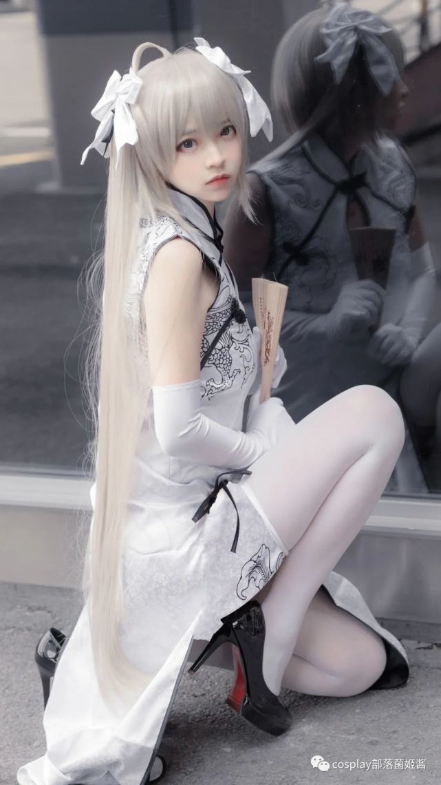 cos:漫展上的旗袍穹妹@疯了个猫|漫展|穹妹|cosplay