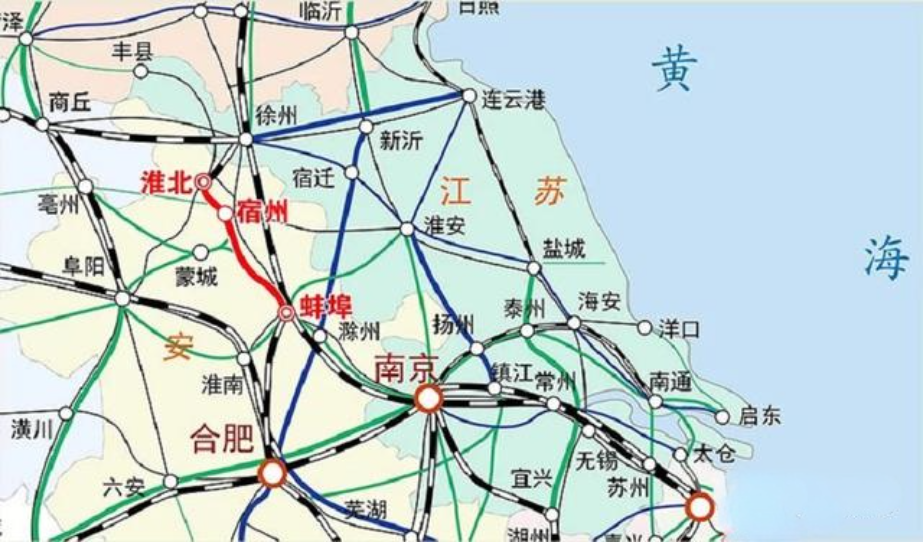 安徽铁路网络图图片