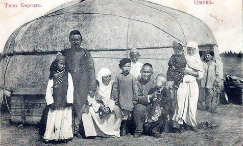 1900年出生在哈萨克斯坦的哈萨克人