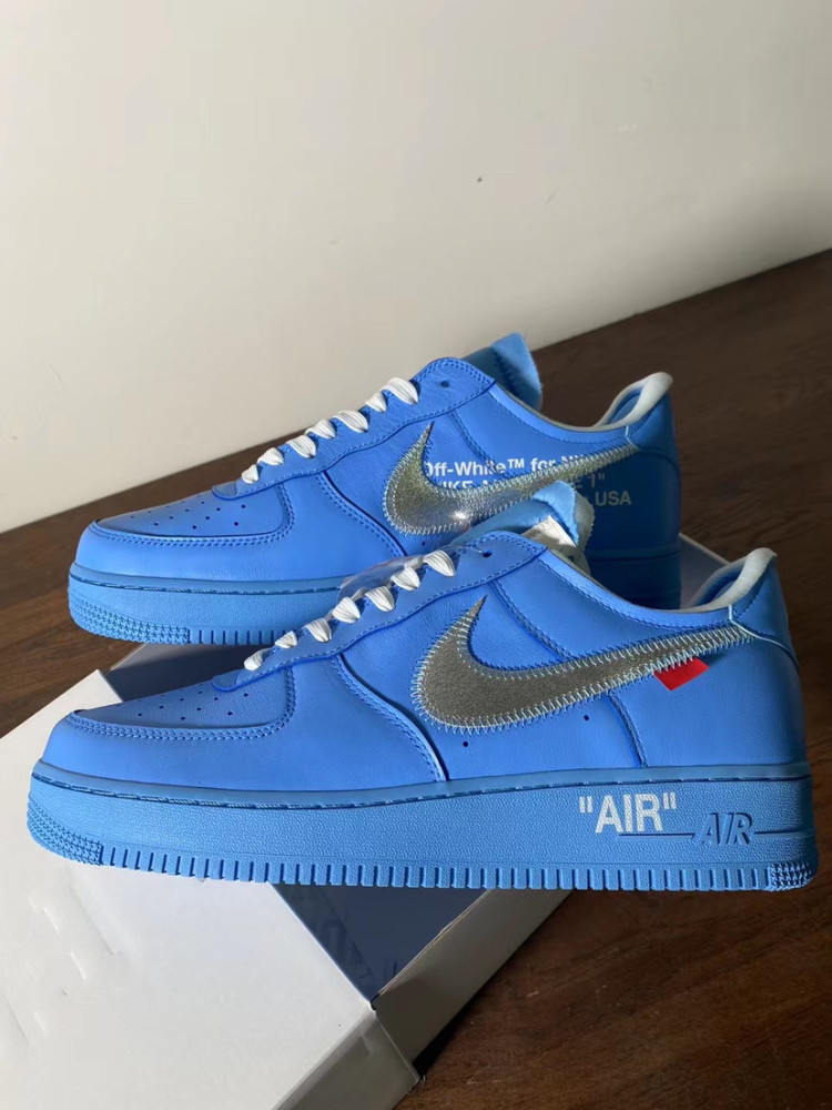 舍不得穿系列的艺术作品af1艺术馆蓝