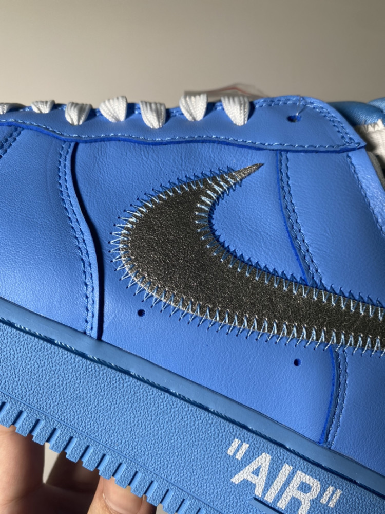 舍不得穿系列的艺术作品af1艺术馆蓝