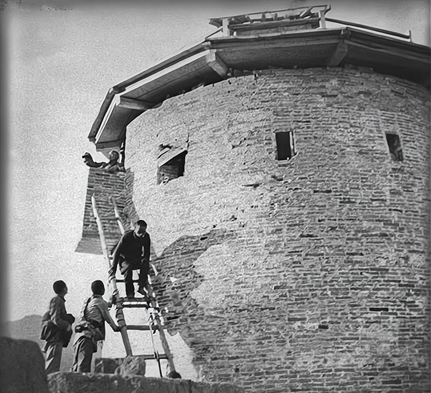 日军炮楼内部结构图片图片