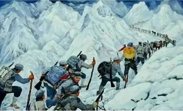 以中央红军为例,根据中央红军到达吴起镇与陕北红军会师结束长征时由