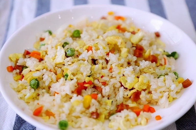 米饭的n种做法第384课三鲜蛋炒饭