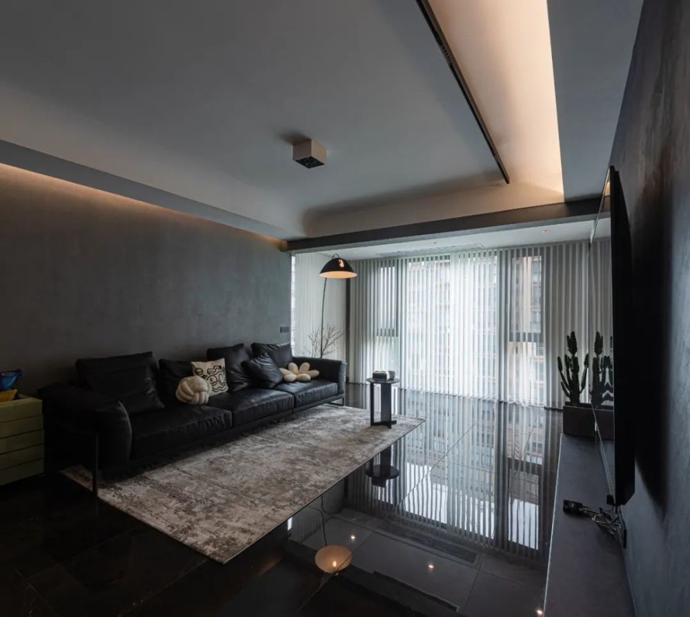 深圳装修130o全屋高级灰有个性的业主才能驾驭