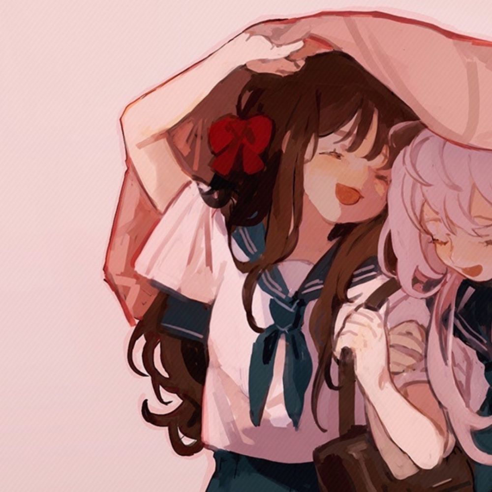 闺蜜头像心仪女孩常驻身边