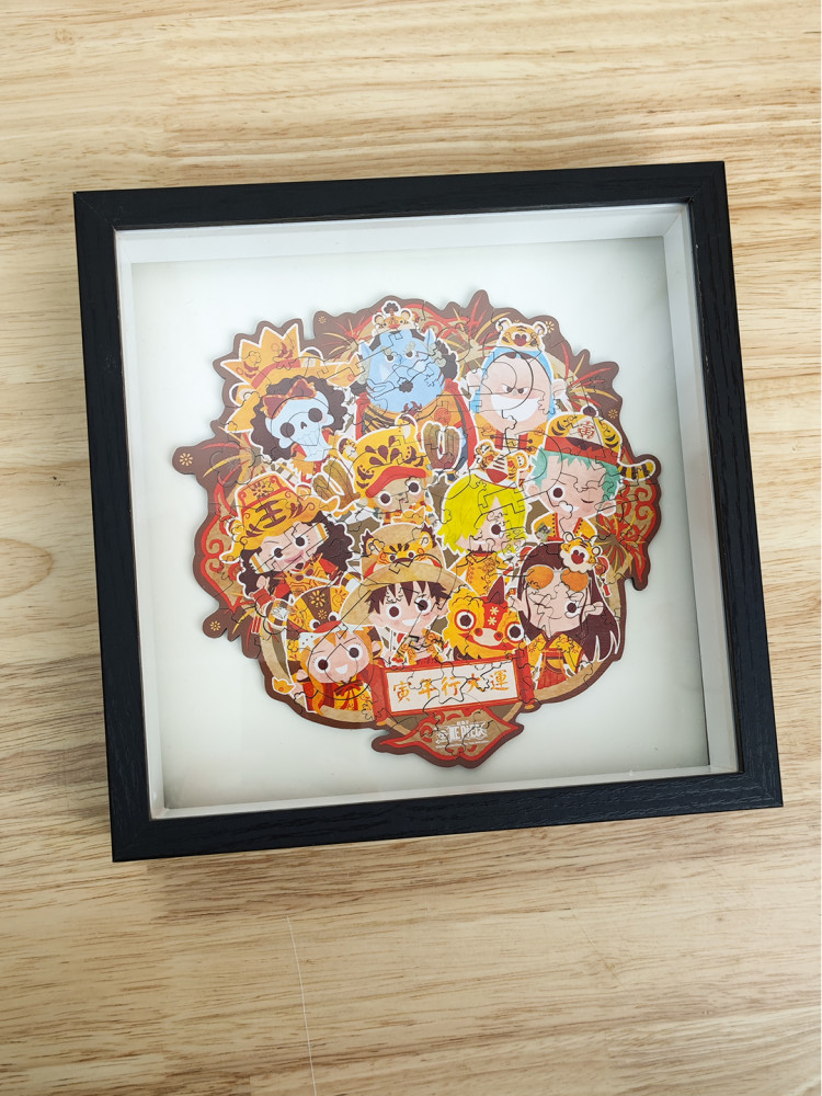 异形拼图草帽一伙来祝大家新年快乐了