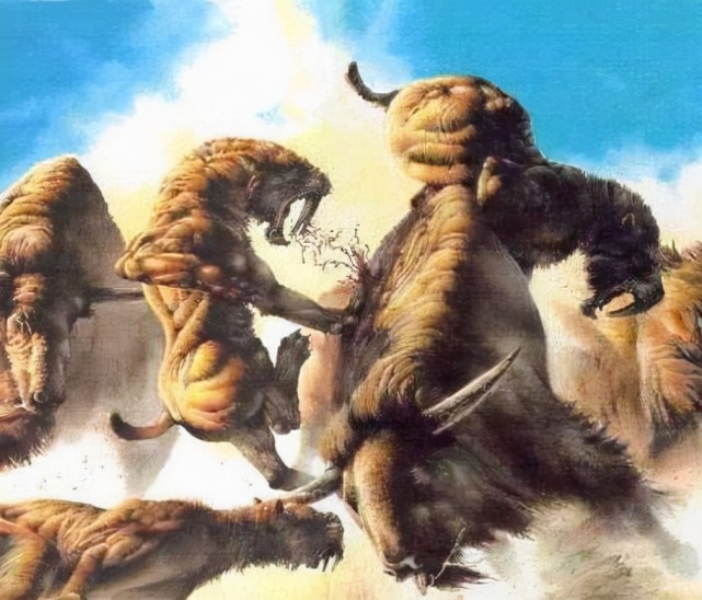 剑齿虎vs残暴狮哪个厉害