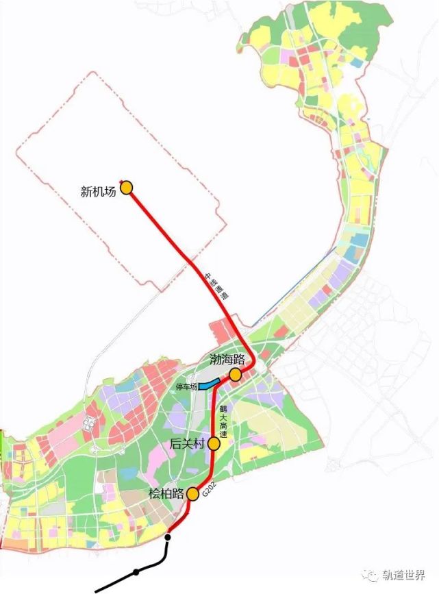 大连市城市轨道交通第二期建设规划调整(公示版)简况