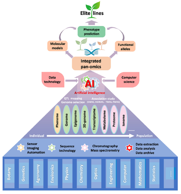 current opinion in plant biology|多组学学科交叉促进植物育种|梁承