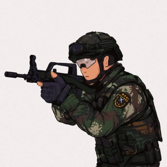 头像|手绘兵哥哥头像 军人头像