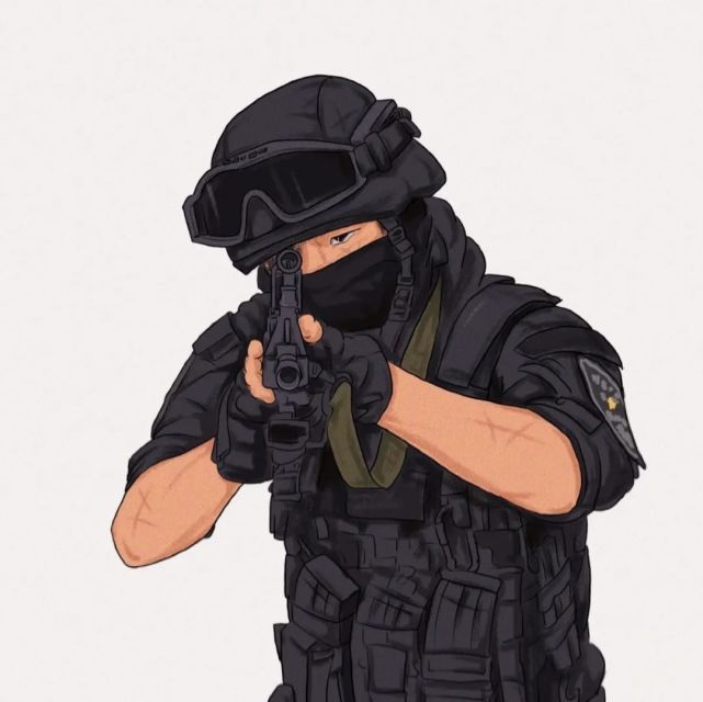 头像|手绘兵哥哥头像 军人头像