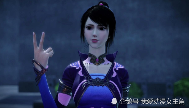 而且,灵位旁边还有一名正在黯然神伤的紫衣少女.