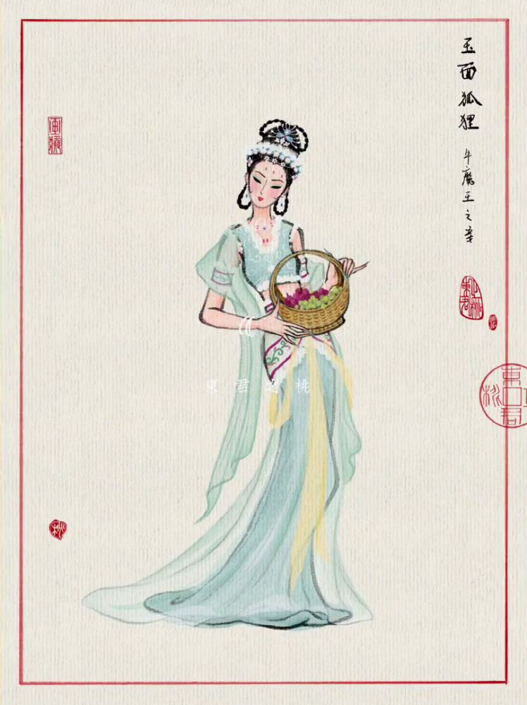 这才是中国美人90后女生手绘西游记女子图鉴全员绝色