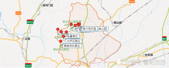 1,辽宁锦州市北镇市自驾游,推荐北镇市十大景点为:老爷岭,千家寨景区