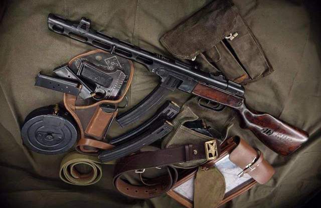 二战苏联红军曾用过的21种轻武器冲锋枪可不只有波波沙一种