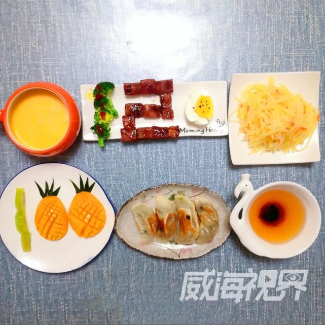 超暖威海妈妈100分早餐刷屏朋友圈