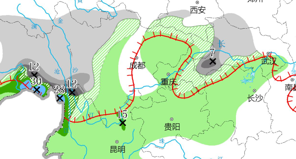 最新天气资讯天气资讯,中国天气预报,冷空气,阴雨云系,卫星云图