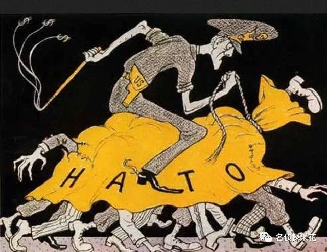 一组冷战时期的苏联讽刺美国漫画,很有深意!