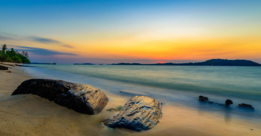 圖為柬埔寨七星海旅遊區現在中國在國際上可以說已經打響了基建狂魔的