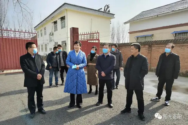 刘艳丽到正阳县调研疫情防控和万人助万企工作