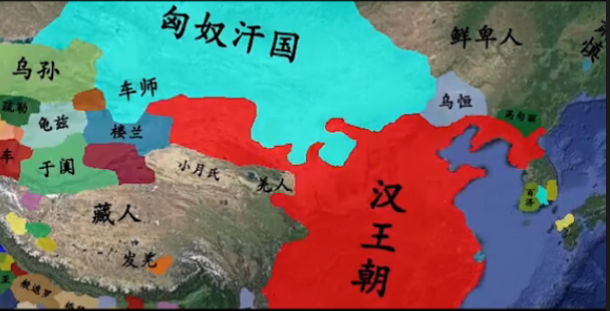 这就要看一看楼兰的地理位置,他位于罗布泊的西部,是西域三十六国中的