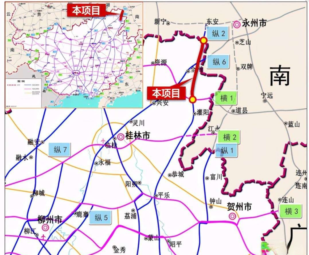 平南至容县高速公路图图片