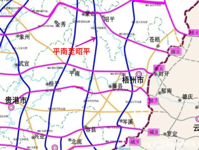 全州至容县高速公路(平乐至昭平段)起点位于桂林市平乐县东侧平乐服务