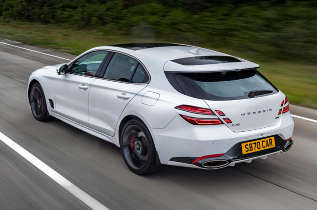 帅就完事儿了捷尼赛思g70shootingbrake猎装版大量实拍图发布