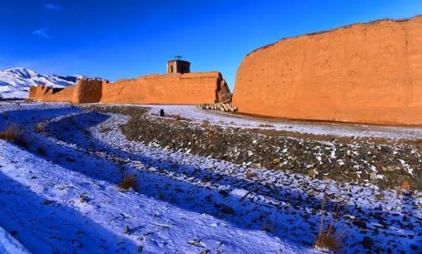 景泰:龟城冬日雪韵|景泰县|龟城|永泰古城|白银