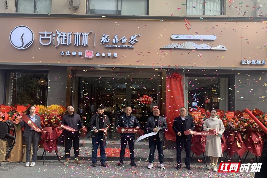 御鉴星城古御林福鼎白茶长沙市旗舰店开业