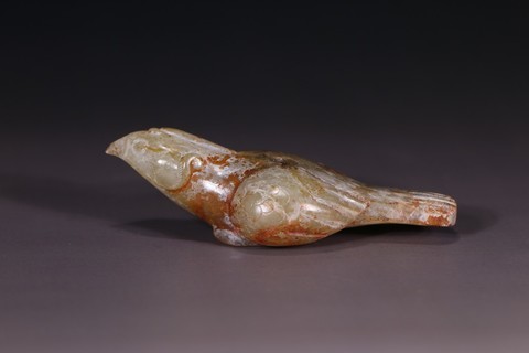 高古玉凤鸟雕件