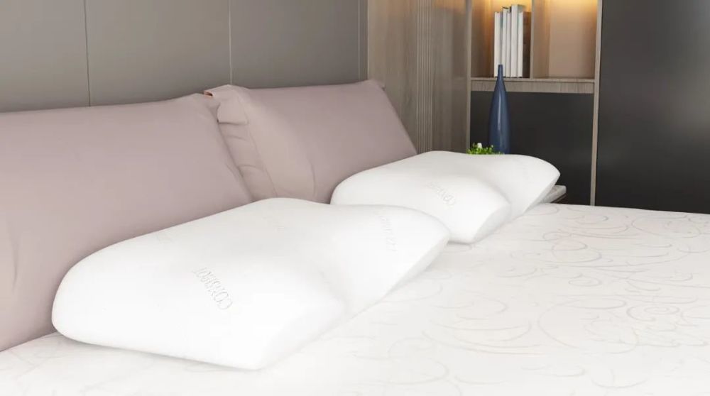 枕头我选择康姿百德柔压磁性枕