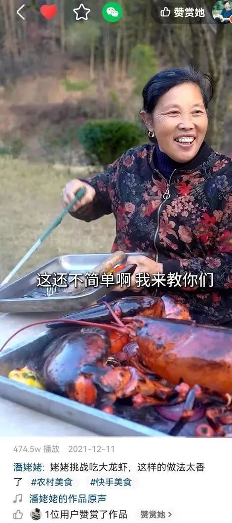 5千多万粉丝5亿多赞大山的力量造就金寨潘姥姥