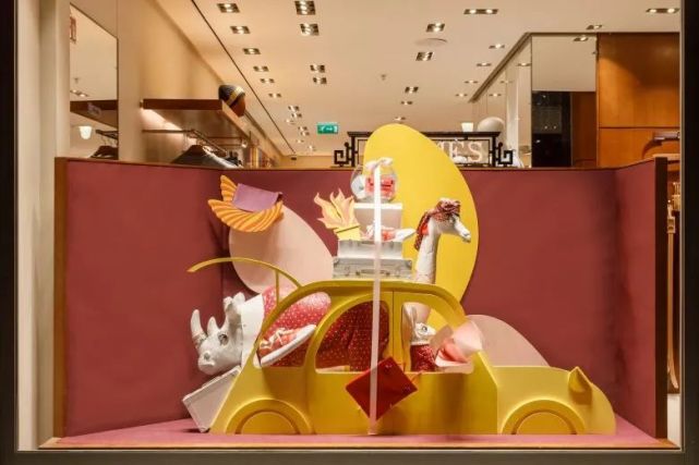 1051期愛馬仕hermès2021年動物主題櫥窗設計