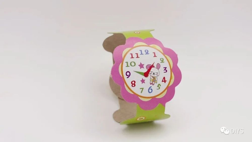 手工制作简单又可爱的玩具卡通手表