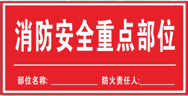 二,標識化管理:每個消防安全重點部位都必須設置明顯的防火標誌,懸掛