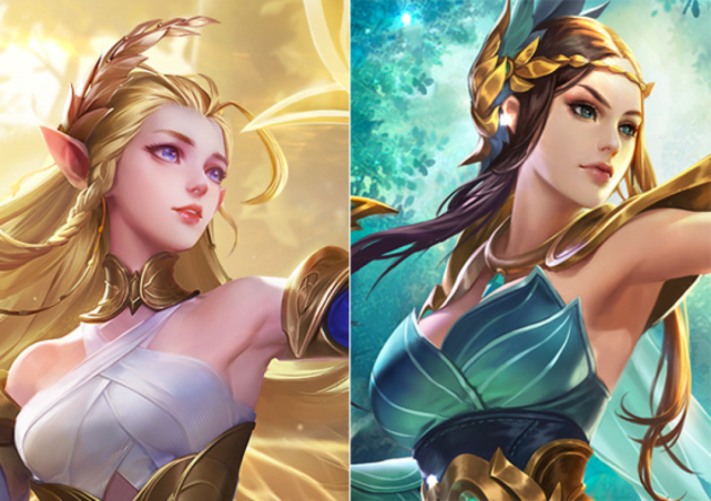 这些不都是一样的吗|王者荣耀&吕布|王者荣耀&虞姬|王者荣耀|天美