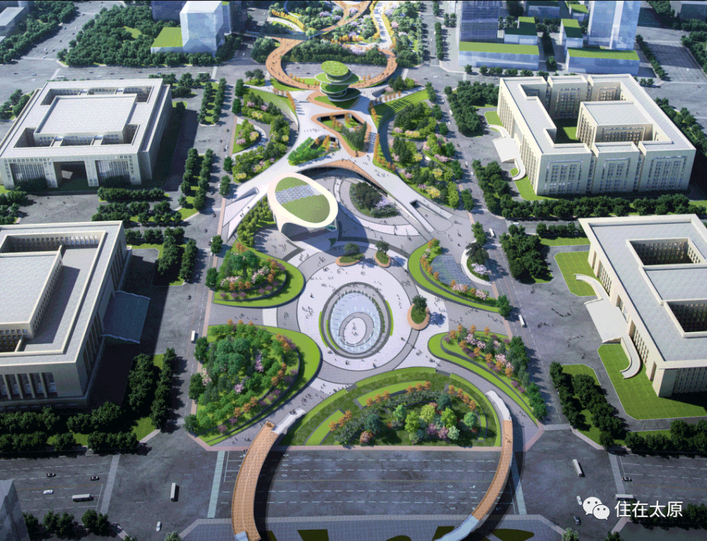 太原中央公园长风公园概念规划图曝光
