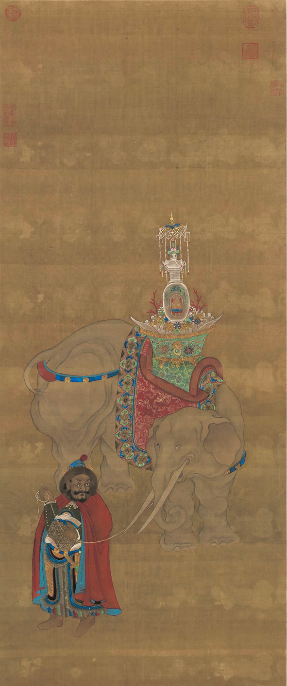 博物院藏清代皇帝崇信藏传佛教,与白象宝相关的太平有象在清宫风行,器