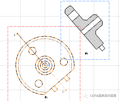 教程catia工程製圖之偏移剖視圖