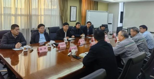 主席宋强带领班子成员一行六人到亚太森博(山东)浆纸有限公司考察