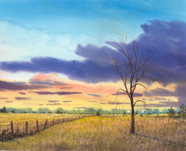 唯美水彩风景作者derekcollins